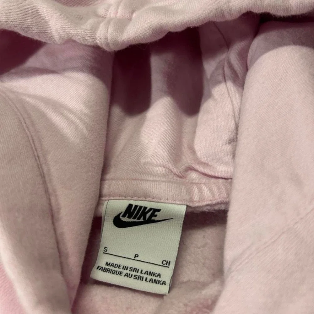 Nike Pink Club Fleece Pullover Hoodie Size Small